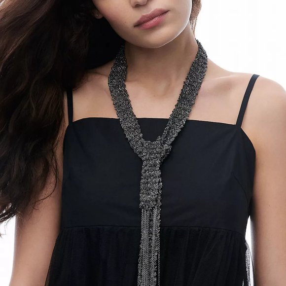 Maeve Tiered Tulle Tunic Blouse - Picture 3 of 3